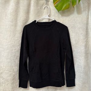 Lululemon Scuba Crewneck Sweatshirt - Black - 8